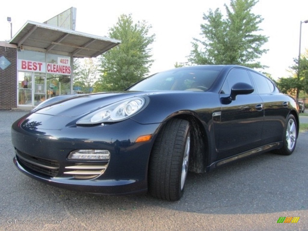 2013 Panamera 4 - Dark Blue Metallic / Luxor Beige photo #6
