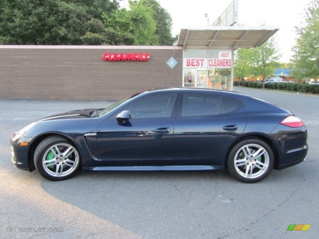 2013 Panamera 4 - Dark Blue Metallic / Luxor Beige photo #7