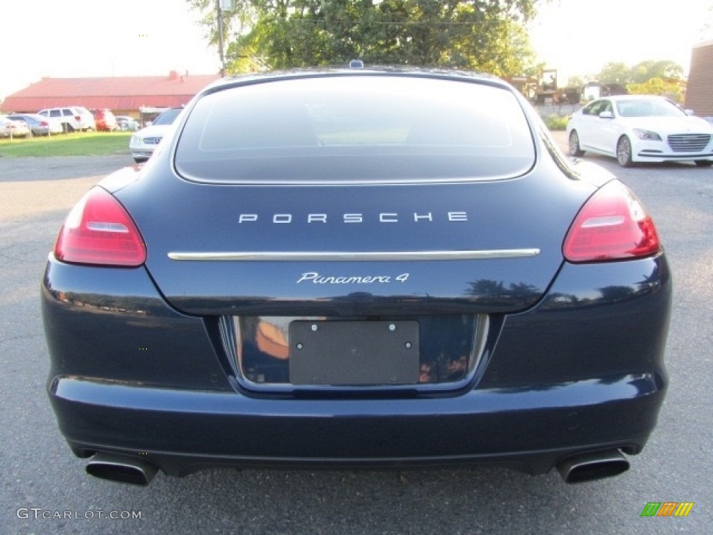 2013 Panamera 4 - Dark Blue Metallic / Luxor Beige photo #9