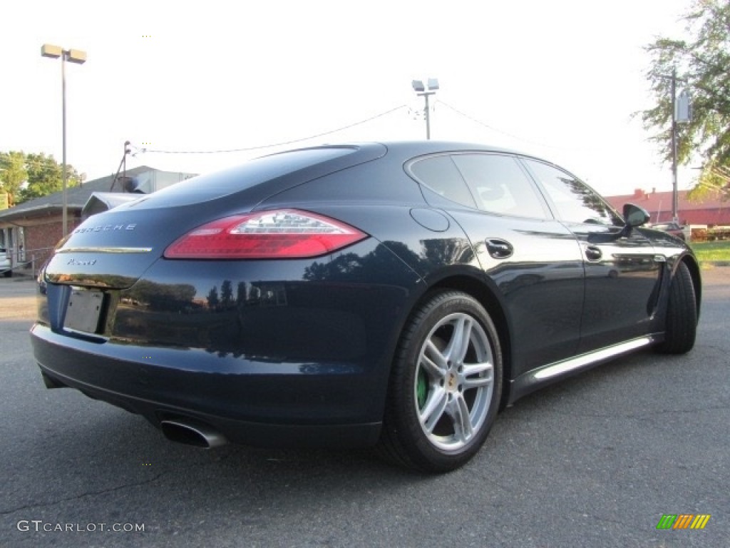 2013 Panamera 4 - Dark Blue Metallic / Luxor Beige photo #10