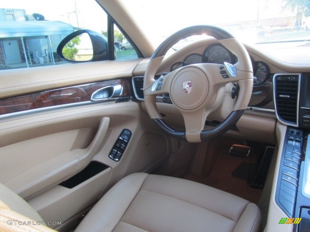 2013 Panamera 4 - Dark Blue Metallic / Luxor Beige photo #12