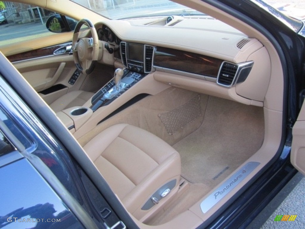 2013 Panamera 4 - Dark Blue Metallic / Luxor Beige photo #20
