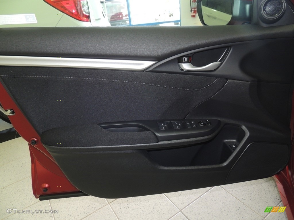 2019 Civic EX Sedan - Molten Lava Pearl / Black photo #9