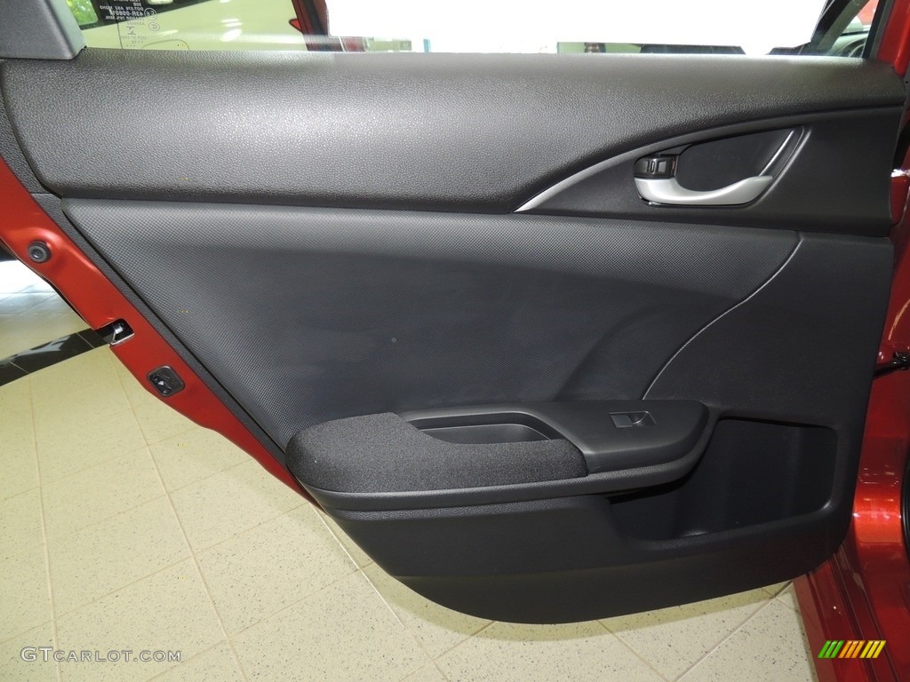 2019 Civic EX Sedan - Molten Lava Pearl / Black photo #10
