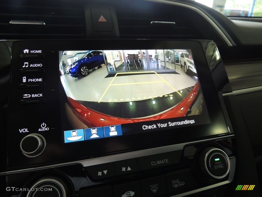 2019 Civic EX Sedan - Molten Lava Pearl / Black photo #16
