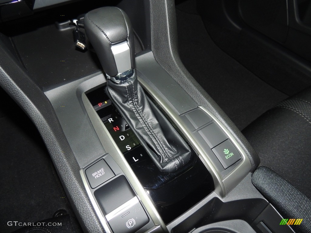 2019 Civic EX Sedan - Molten Lava Pearl / Black photo #17