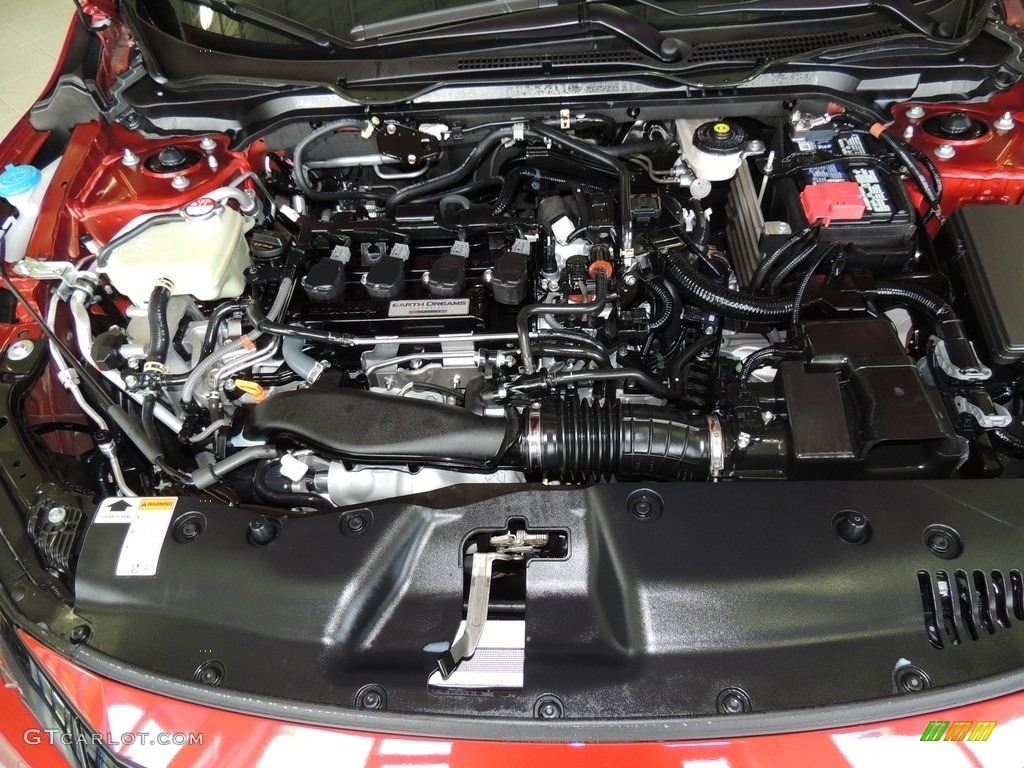 2019 Civic EX Sedan - Molten Lava Pearl / Black photo #21