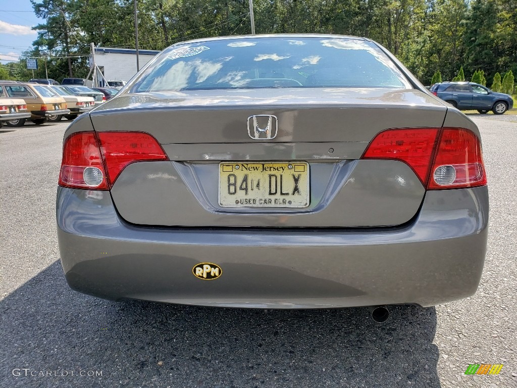 2007 Civic LX Sedan - Galaxy Gray Metallic / Gray photo #4