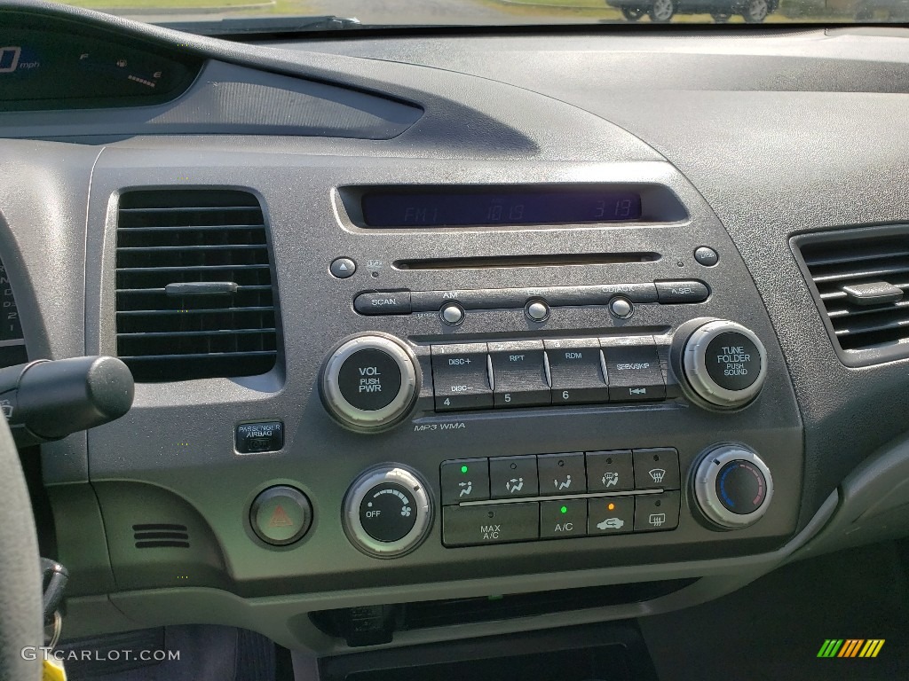 2007 Civic LX Sedan - Galaxy Gray Metallic / Gray photo #18