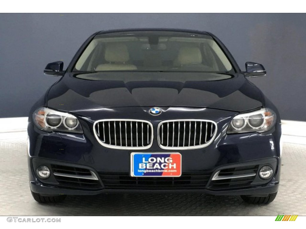 2016 5 Series 528i Sedan - Imperial Blue Metallic / Venetian Beige/Black photo #2