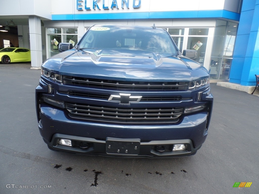 2019 Silverado 1500 RST Crew Cab 4WD - Northsky Blue Metallic / Jet Black photo #3