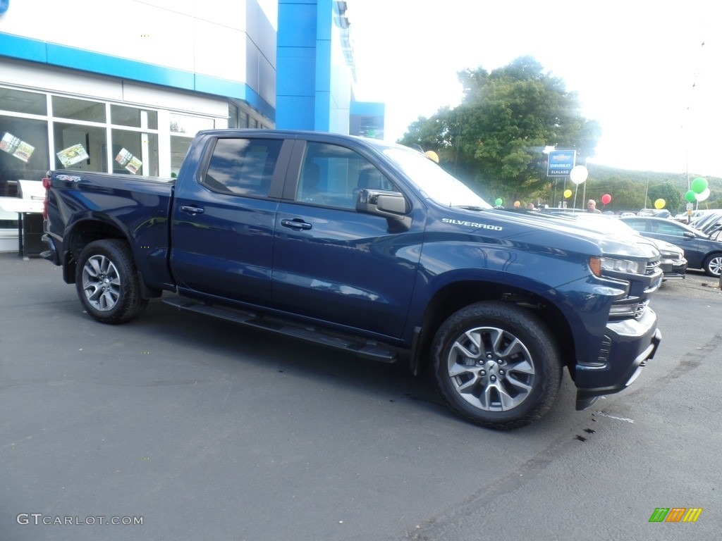 2019 Silverado 1500 RST Crew Cab 4WD - Northsky Blue Metallic / Jet Black photo #5