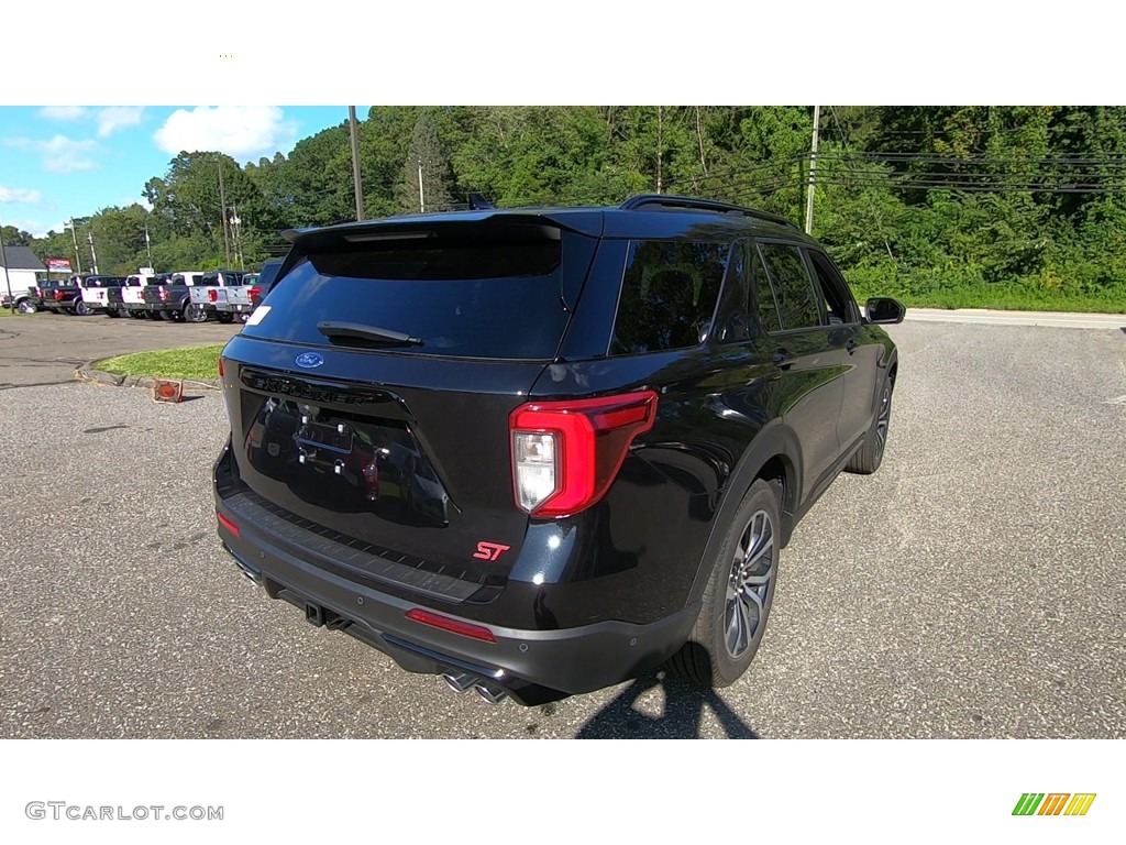2020 Explorer ST 4WD - Agate Black Metallic / Ebony photo #7