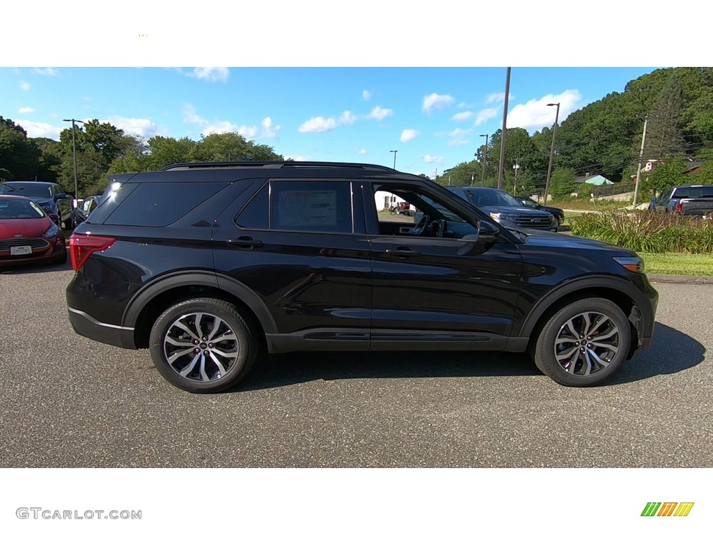 2020 Explorer ST 4WD - Agate Black Metallic / Ebony photo #8