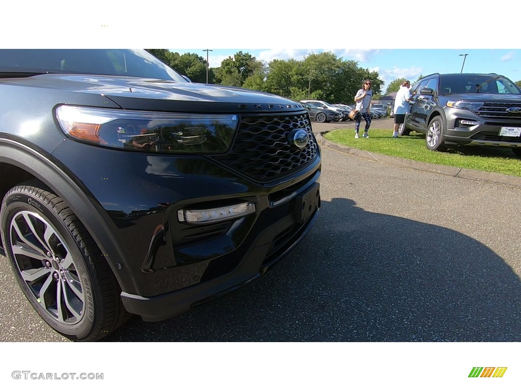 2020 Explorer ST 4WD - Agate Black Metallic / Ebony photo #28