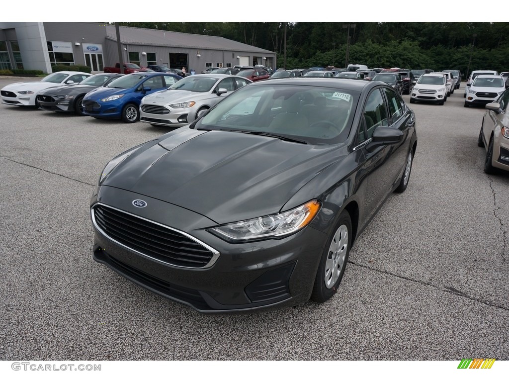 Magnetic Metallic 2020 Ford Fusion S Exterior Photo #135093749