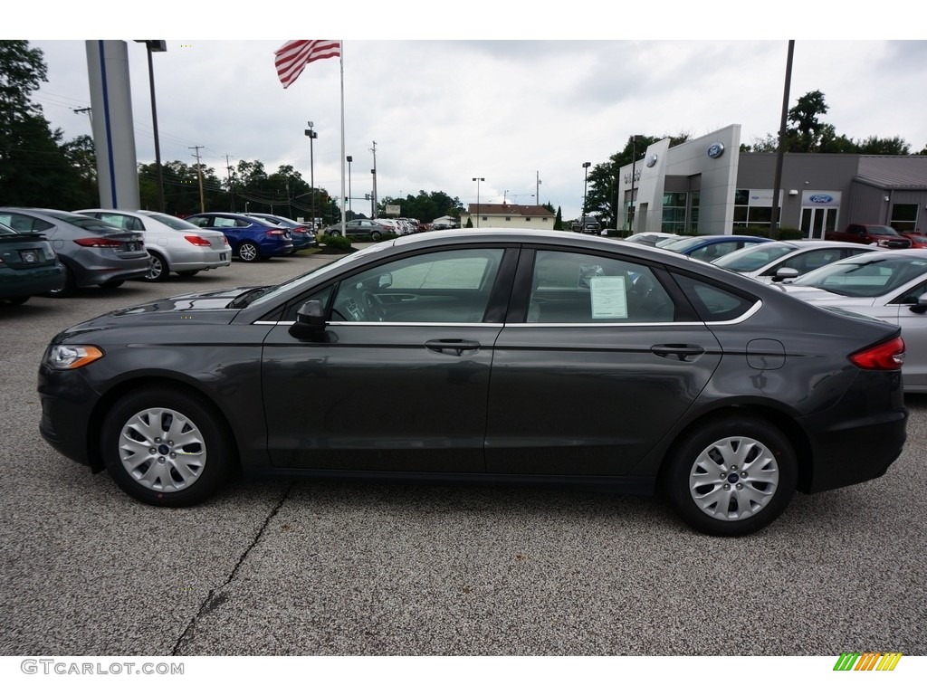 Magnetic Metallic 2020 Ford Fusion S Exterior Photo #135093763