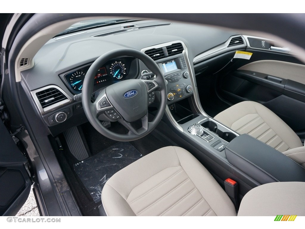 Ebony Stone Interior 2020 Ford Fusion S Photo #135093788