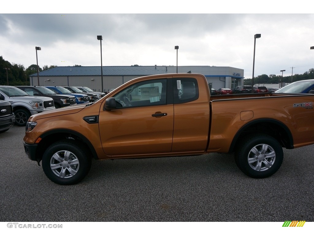 Saber Metallic 2019 Ford Ranger STX SuperCab 4x4 Exterior Photo #135094184