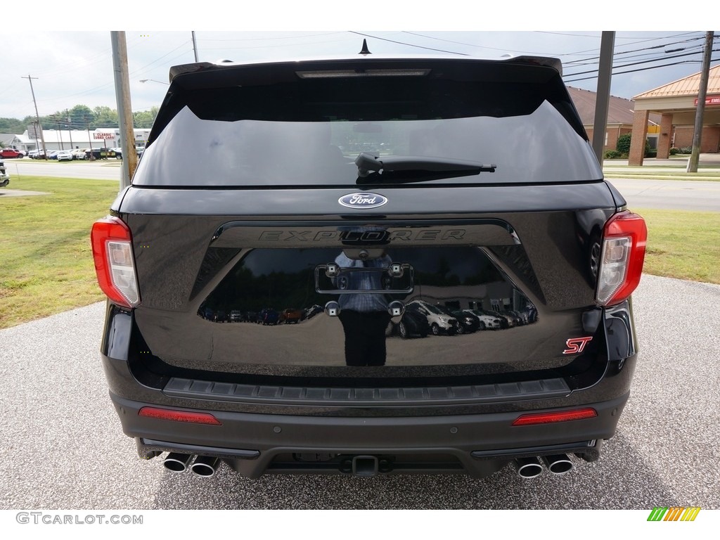 2020 Explorer ST 4WD - Agate Black Metallic / Ebony photo #3