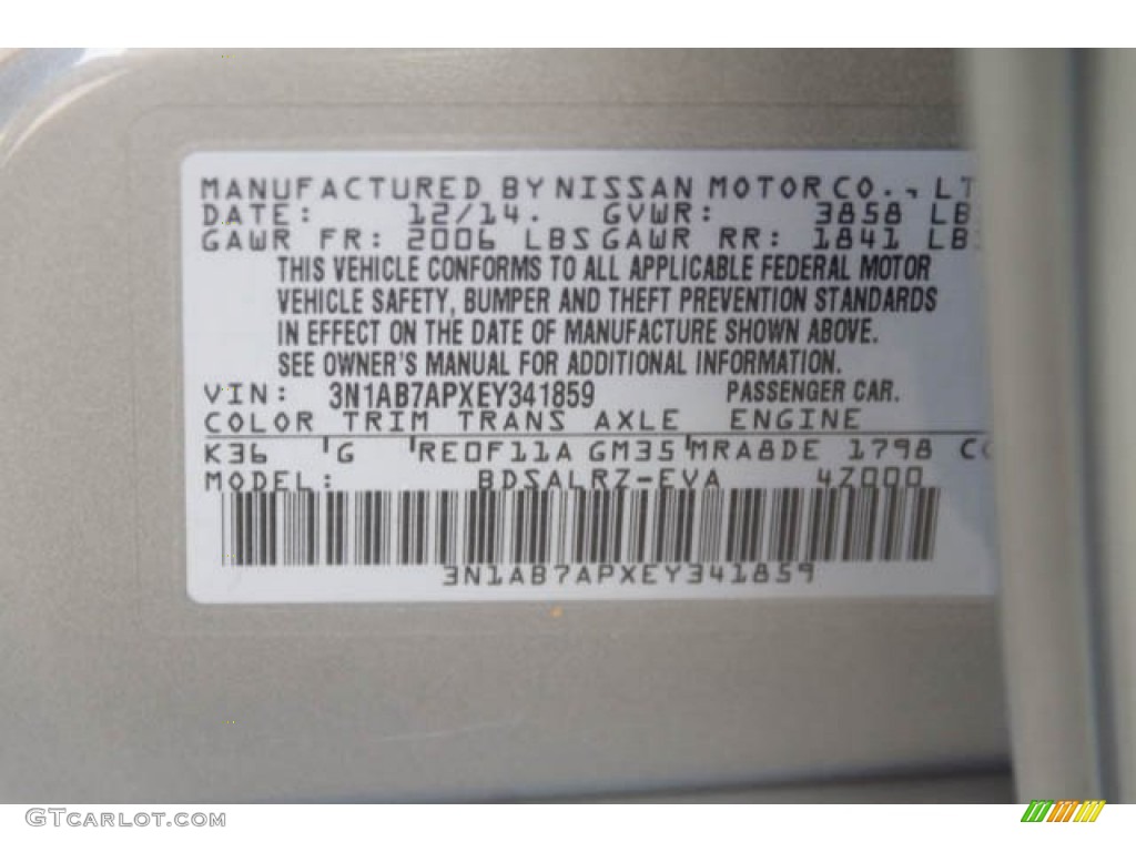 2014 Sentra SR - Magnetic Gray / Charcoal photo #30