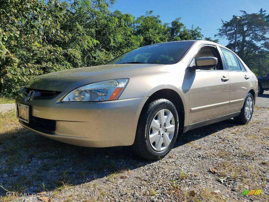 2003 Accord LX Sedan - Desert Mist Metallic / Ivory photo #1