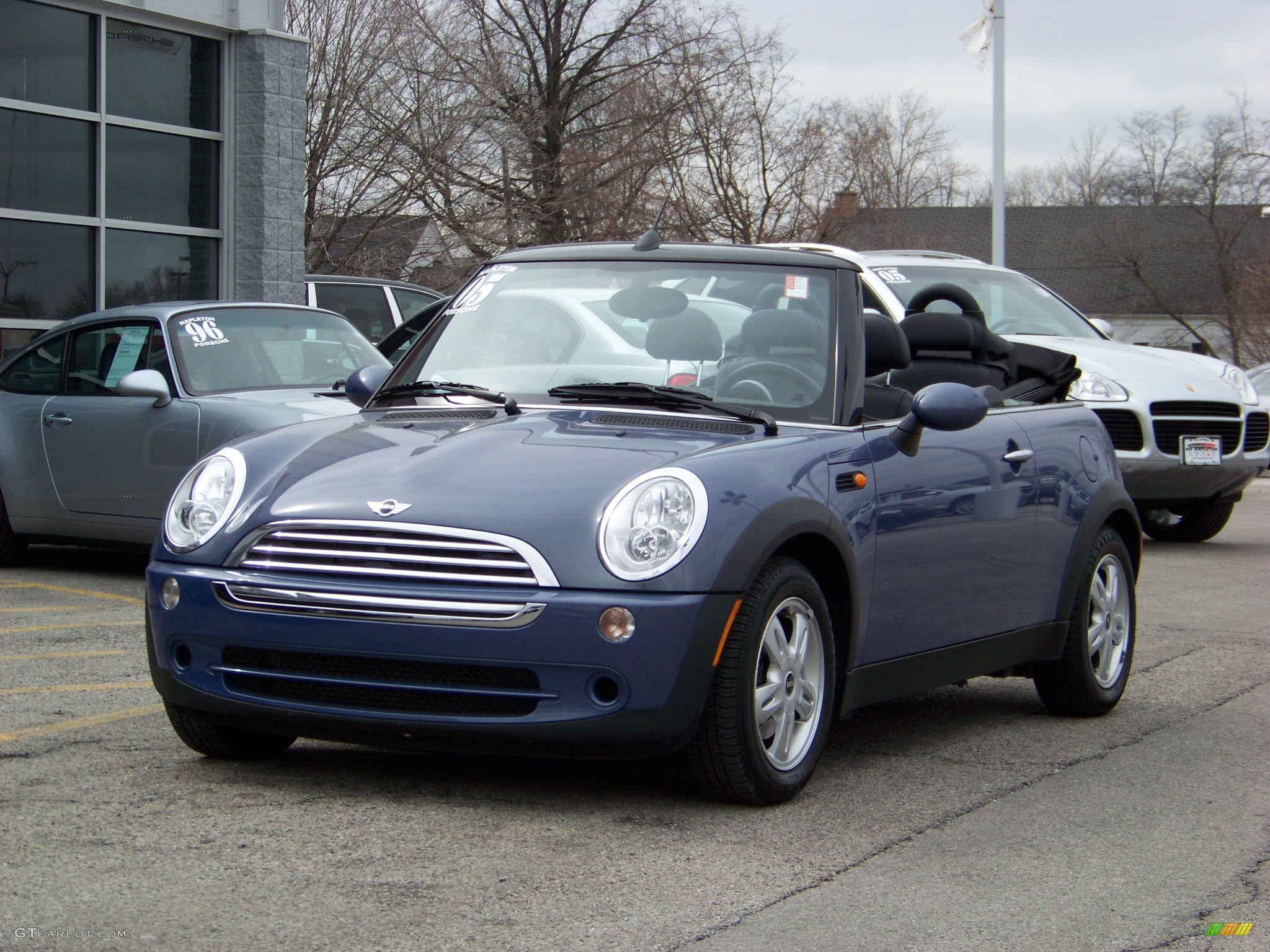 2005 Cooper Convertible - Cool Blue Metallic / Dark Grey photo #1