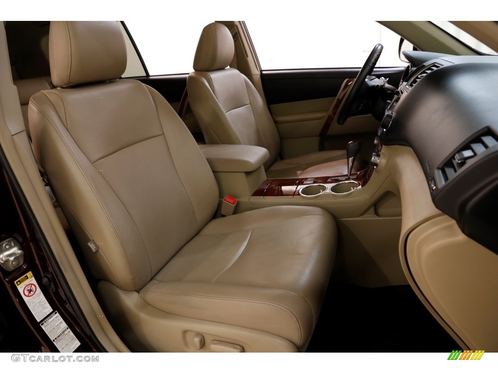 2013 Highlander Limited 4WD - Sizzling Crimson Mica / Sand Beige photo #23