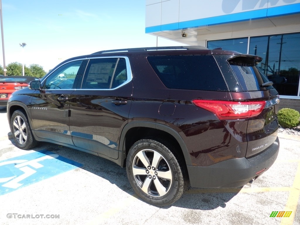 Black Cherry Metallic 2020 Chevrolet Traverse LT AWD Exterior Photo #135099842