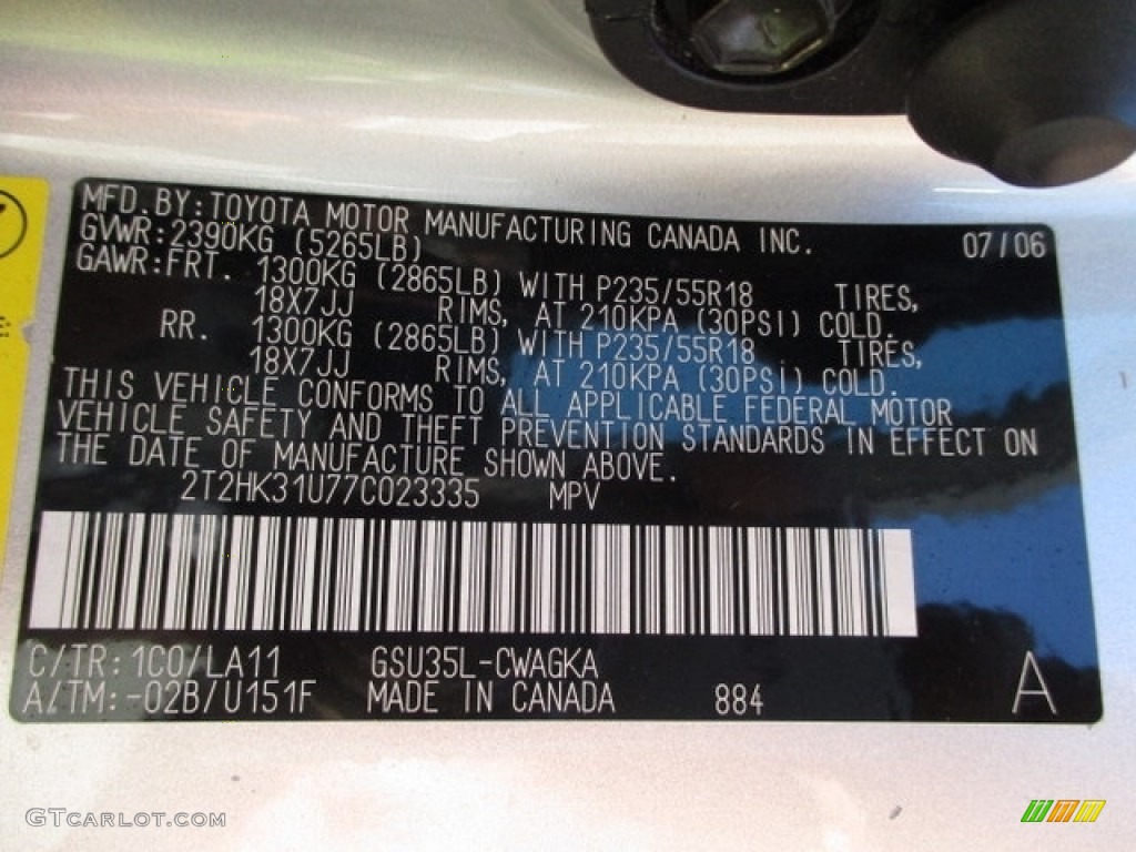 2007 RX 350 AWD - Millennium Silver Metallic / Light Gray photo #91