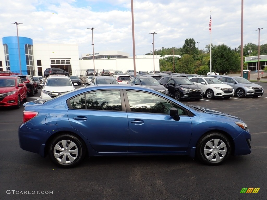 2016 Impreza 2.0i 4-door - Quartz Blue Pearl / Black photo #6
