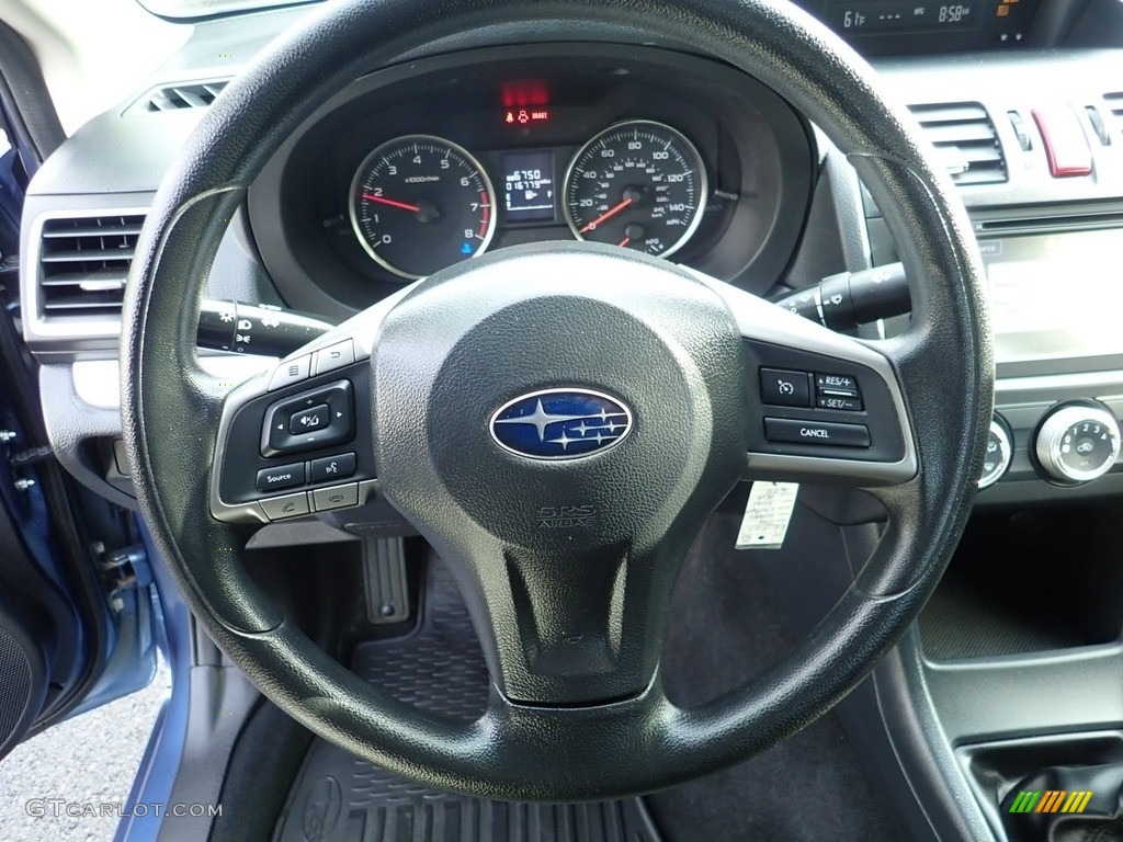 2016 Impreza 2.0i 4-door - Quartz Blue Pearl / Black photo #21