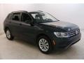 Dark Moss Green Metallic 2019 Volkswagen Tiguan S 4MOTION