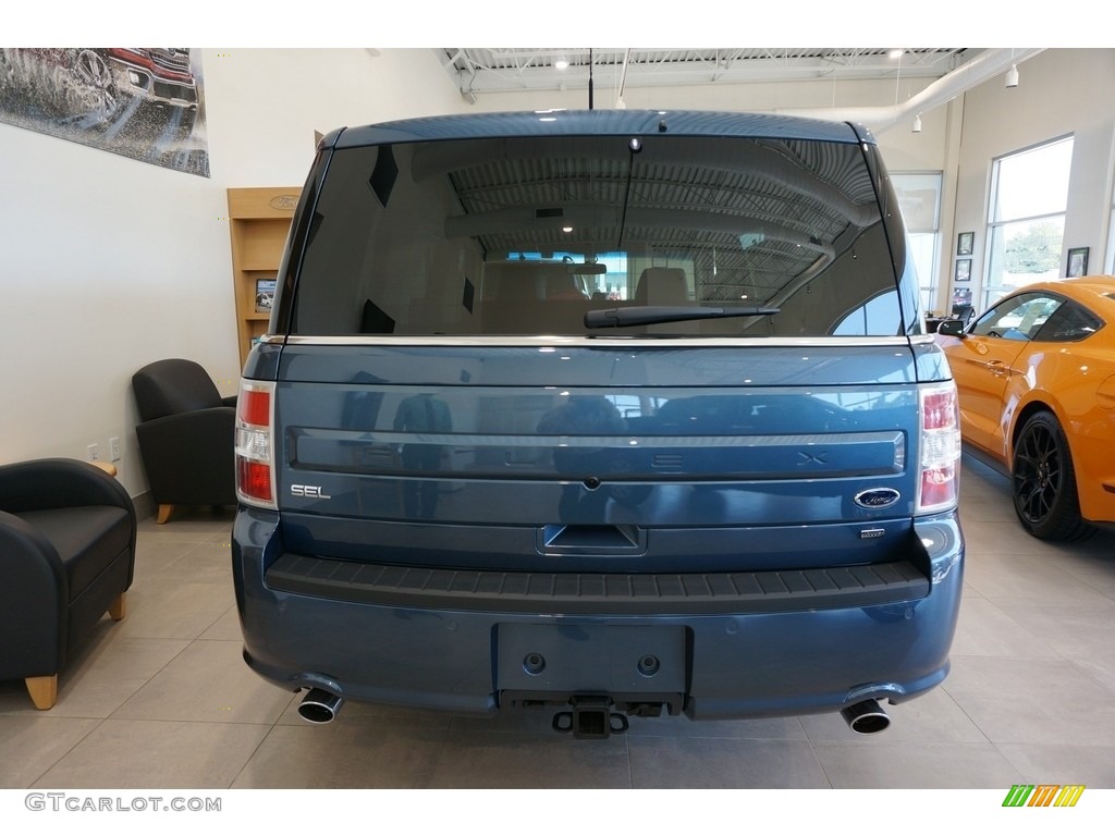 2019 Flex SEL AWD - Blue Metallic / Charcoal Black photo #3