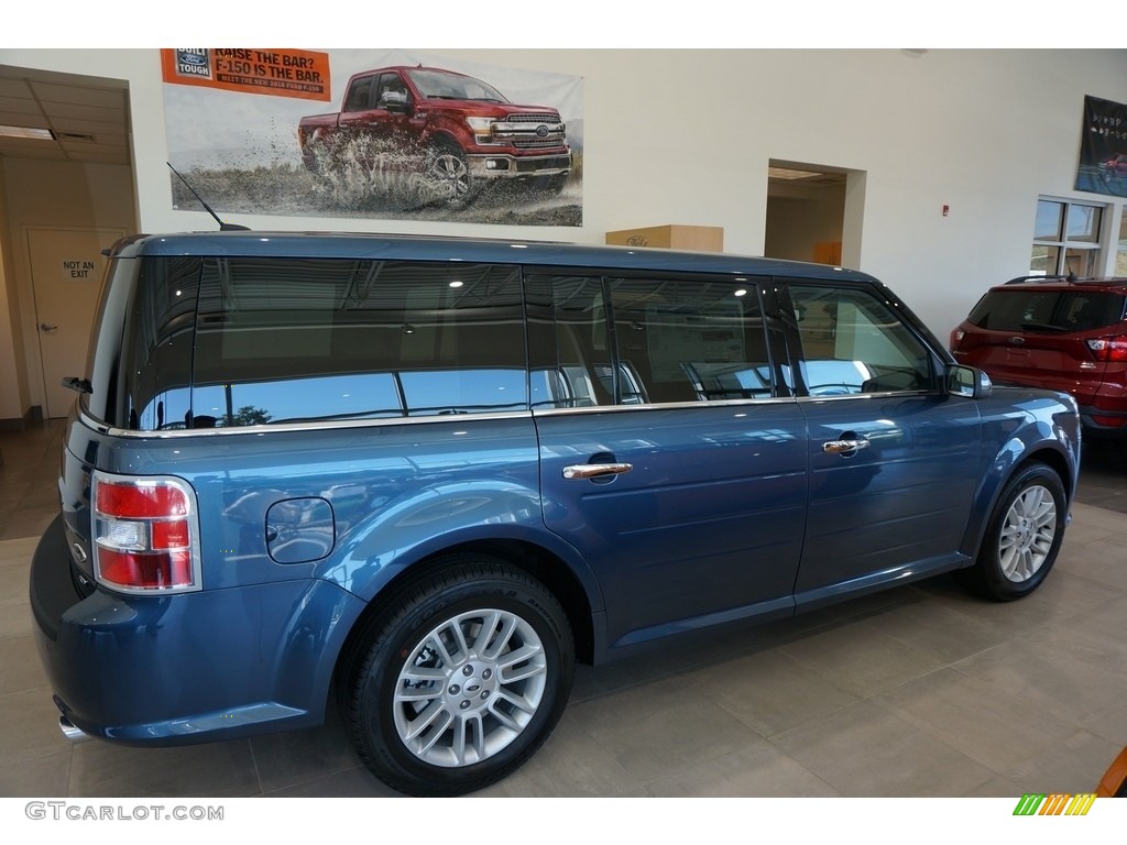 2019 Flex SEL AWD - Blue Metallic / Charcoal Black photo #4