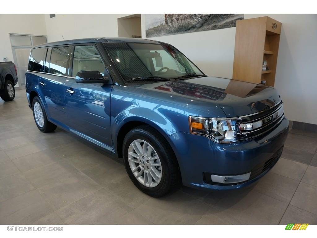 2019 Flex SEL AWD - Blue Metallic / Charcoal Black photo #5