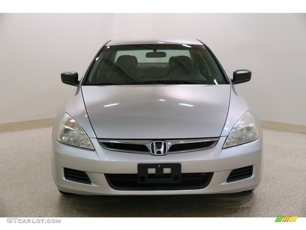 2006 Accord Value Package Sedan - Alabaster Silver Metallic / Black photo #2