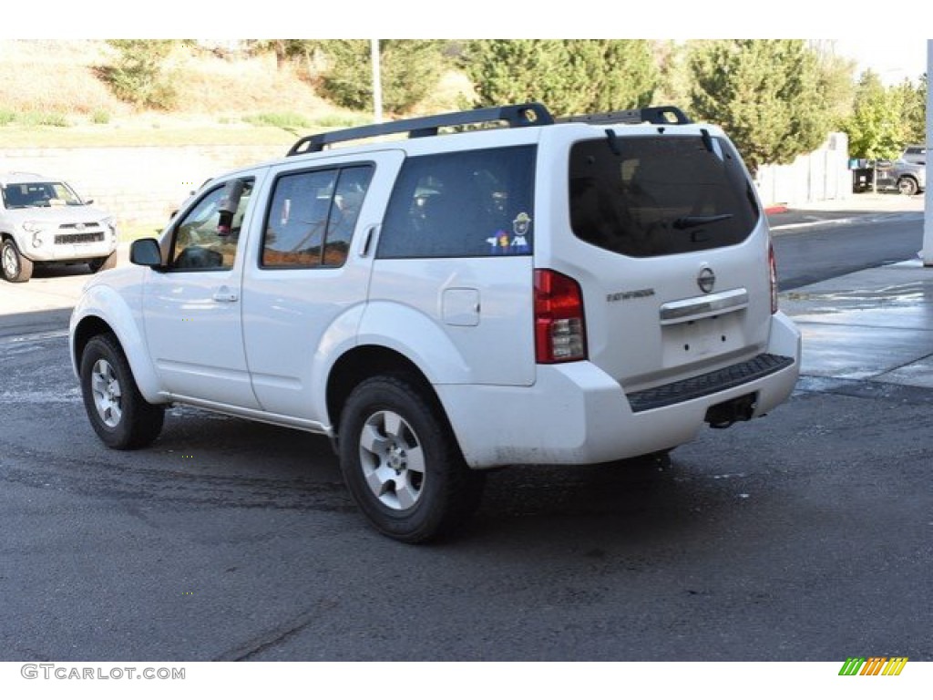 2012 Pathfinder S 4x4 - Avalanche White / Cafe Latte photo #4