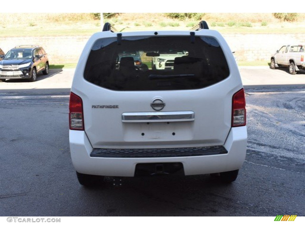 2012 Pathfinder S 4x4 - Avalanche White / Cafe Latte photo #5