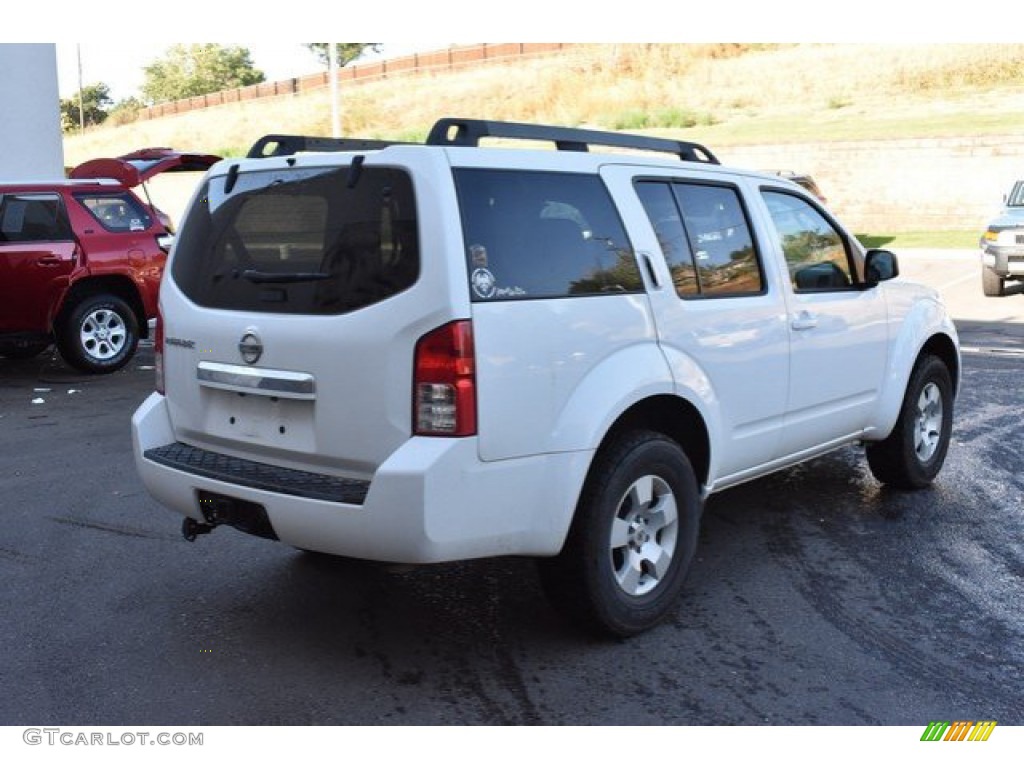 2012 Pathfinder S 4x4 - Avalanche White / Cafe Latte photo #6