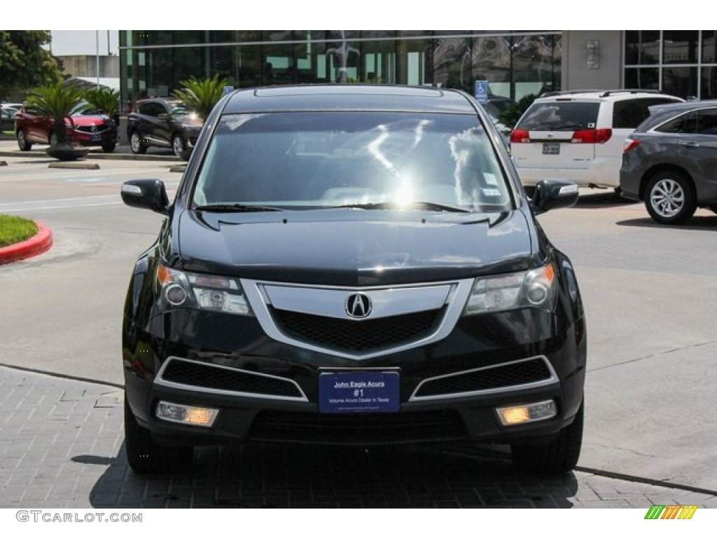 2013 MDX SH-AWD Technology - Crystal Black Pearl / Ebony photo #2