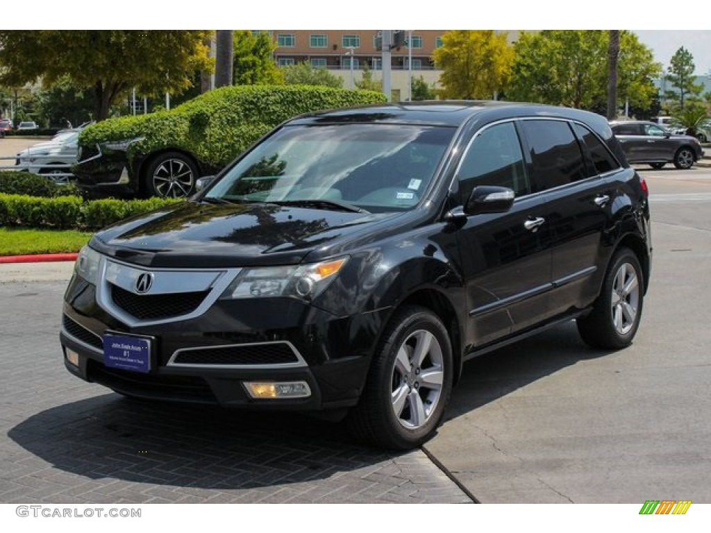 2013 MDX SH-AWD Technology - Crystal Black Pearl / Ebony photo #3
