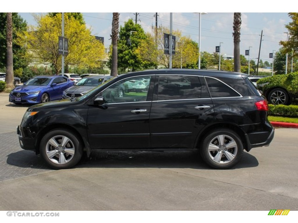 2013 MDX SH-AWD Technology - Crystal Black Pearl / Ebony photo #4