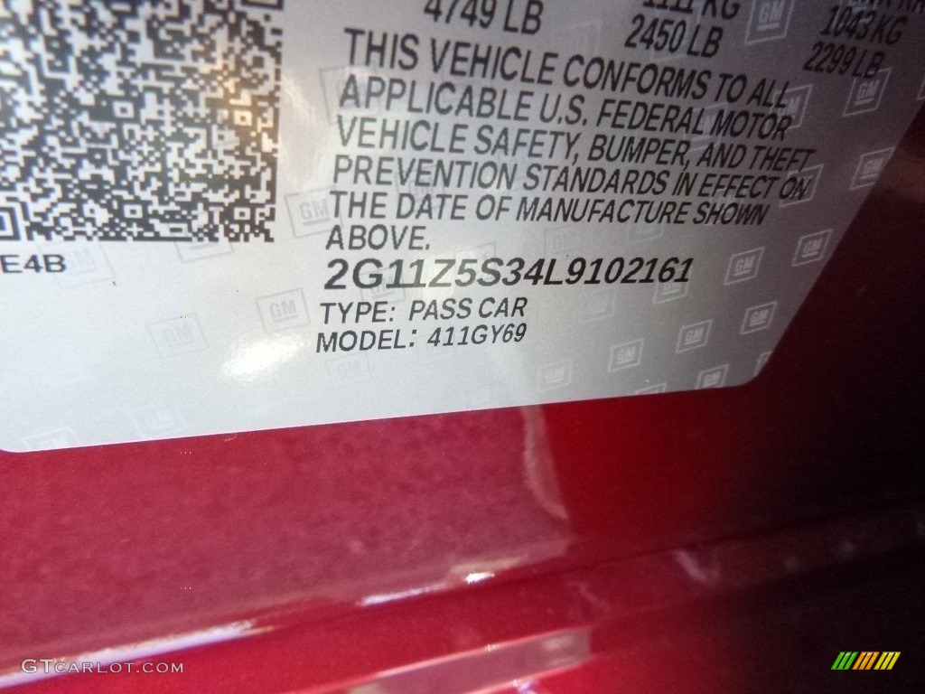 2020 Impala LT - Cajun Red Tintcoat / Jet Black photo #15