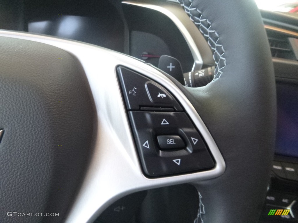 2019 Corvette Stingray Coupe - Elkhart Lake Blue Metallic / Black photo #17