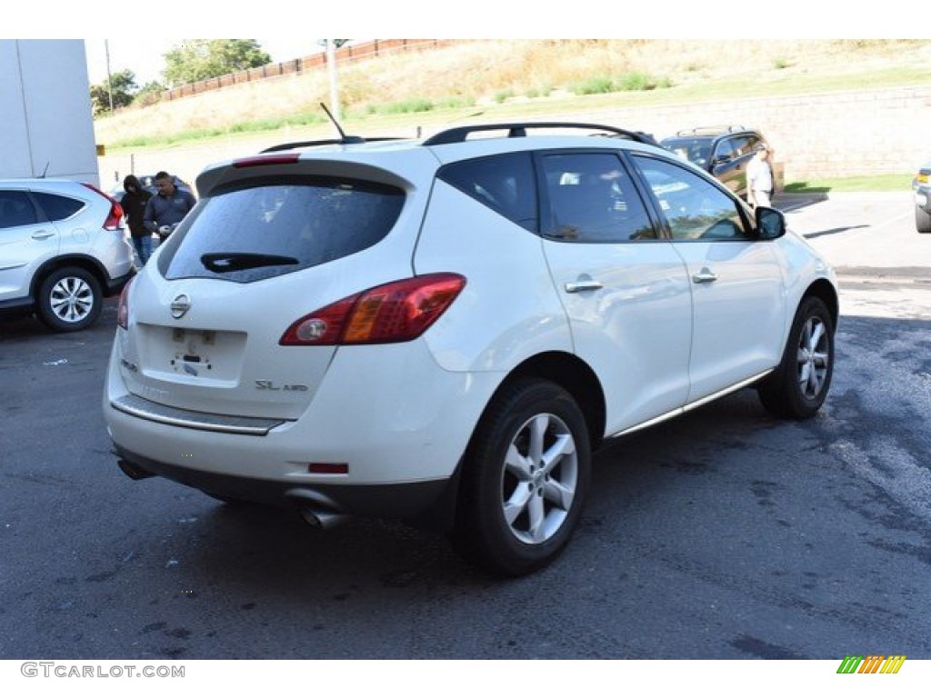 2009 Murano SL AWD - Glacier Pearl / Beige photo #6