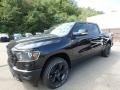 2020 Diamond Black Crystal Pearl Ram 1500 Big Horn Night Edition Crew Cab 4x4  photo #1