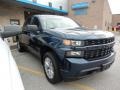 2019 Northsky Blue Metallic Chevrolet Silverado 1500 Custom Crew Cab 4WD  photo #3