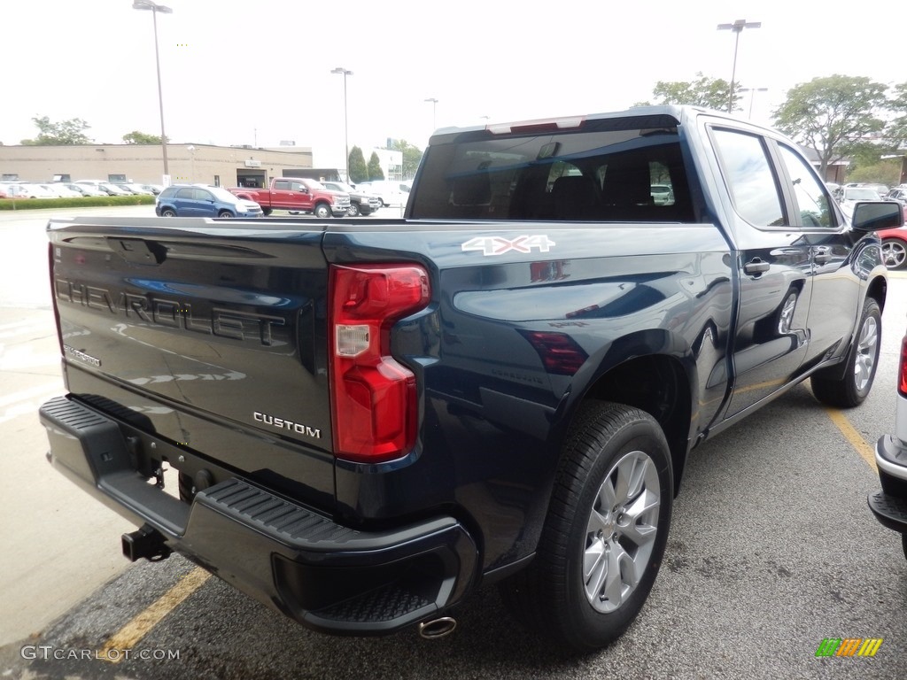 2019 Silverado 1500 Custom Crew Cab 4WD - Northsky Blue Metallic / Jet Black photo #4