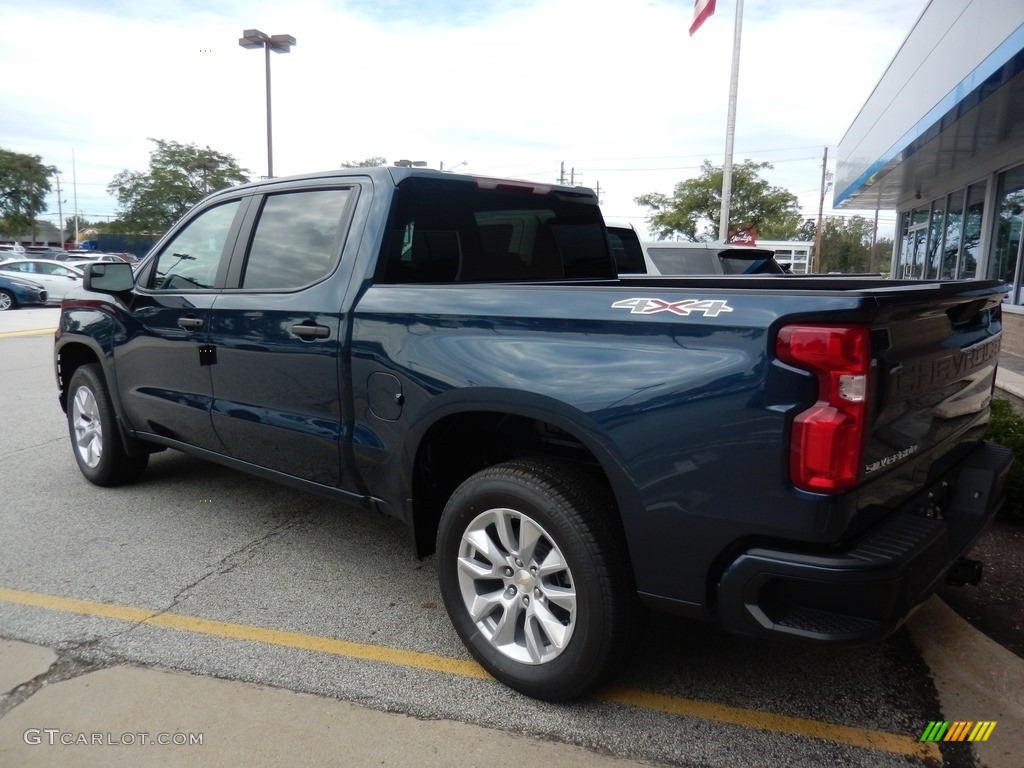 2019 Silverado 1500 Custom Crew Cab 4WD - Northsky Blue Metallic / Jet Black photo #5